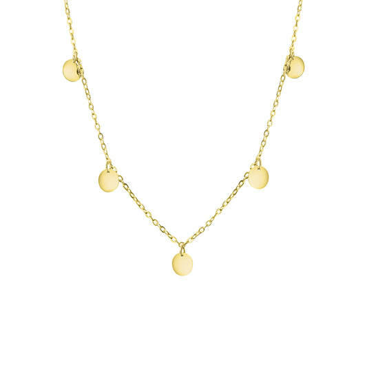 Collier Ankerkette 925/- Sterling Silber vergoldet 45,0cm