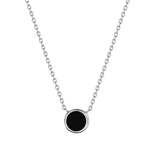 Collier Ankerkette 925/- Sterling Silber rhodiniert 45,0cm