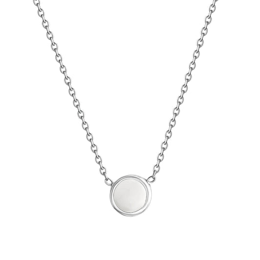 Collier Ankerkette 925/- Sterling Silber rhodiniert 45,0cm