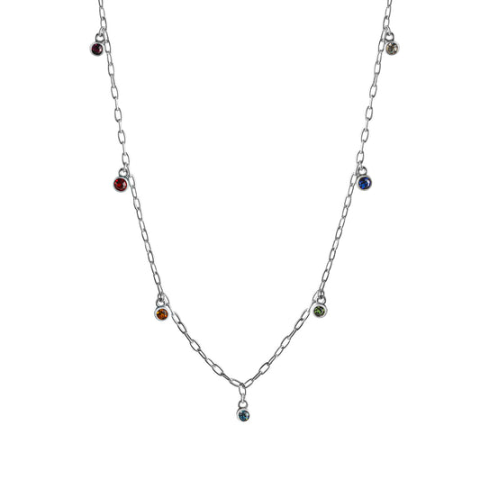 Collier Ankerkette 925/- Sterling Silber rhodiniert 47,0cm