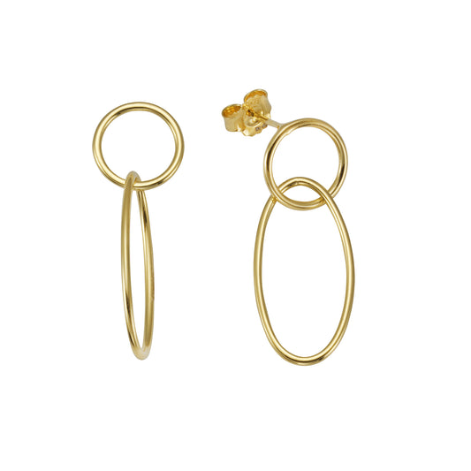 Ohrhänger 925/- Sterling Silber vergoldet 3,2cm