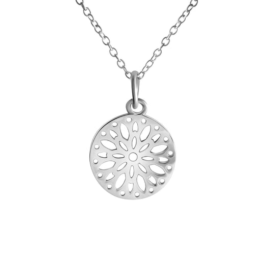 Anhänger mit Kette Ankerkette 925/- Sterling Silber rhodiniert 45,0cm
