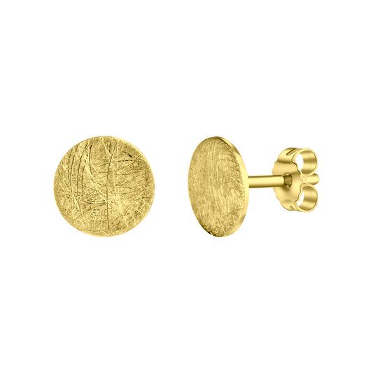 Ohrstecker 925/- Sterling Silber vergoldet 0,8cm