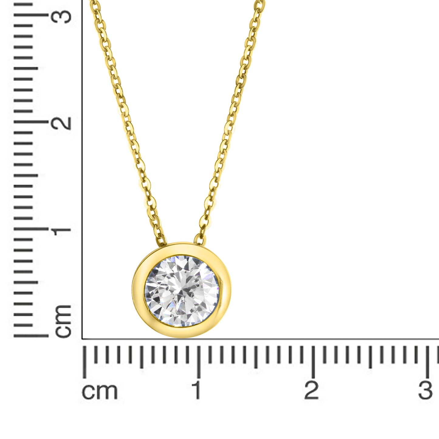 Halskette Ankerkette 925/- Sterling Silber rhodiniert 47,0cm Zirkonia