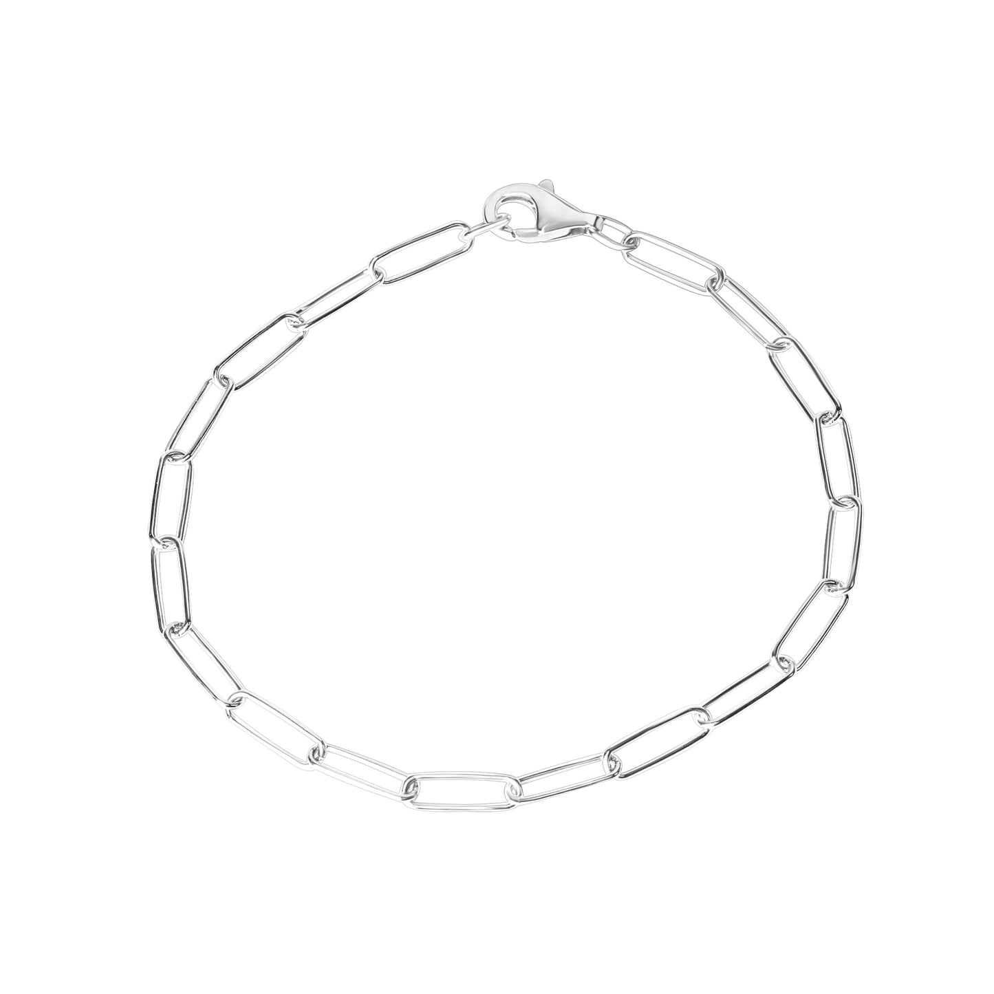 Armband Gliederarmband 925/- Sterling Silber versilbert 19cm