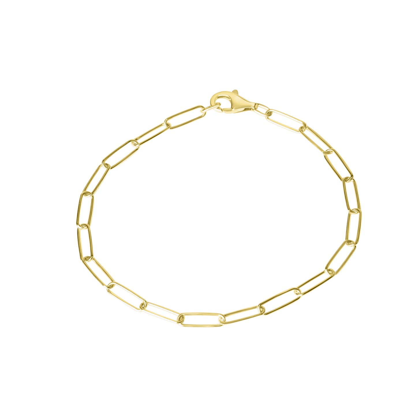 Armband Gliederarmband 925/- Sterling Silber vergoldet 21cm