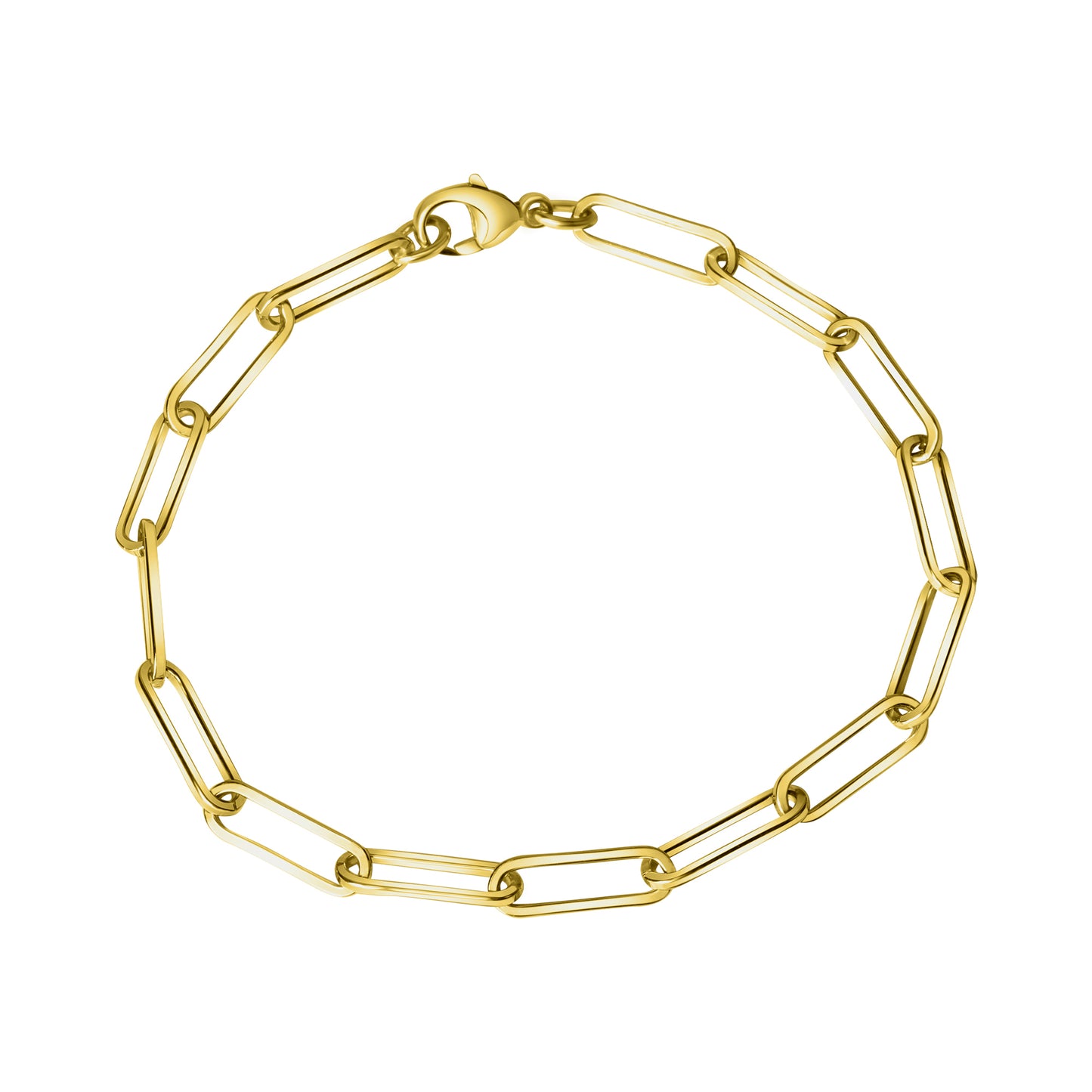 Armband Gliederarmband 925/- Sterling Silber vergoldet 19cm