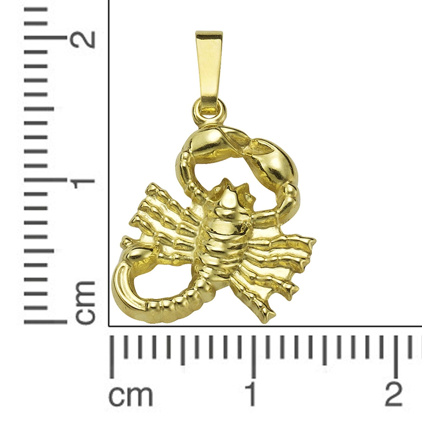 Anhänger Sternzeichen Skorpion 585/- Gold 1,8cm