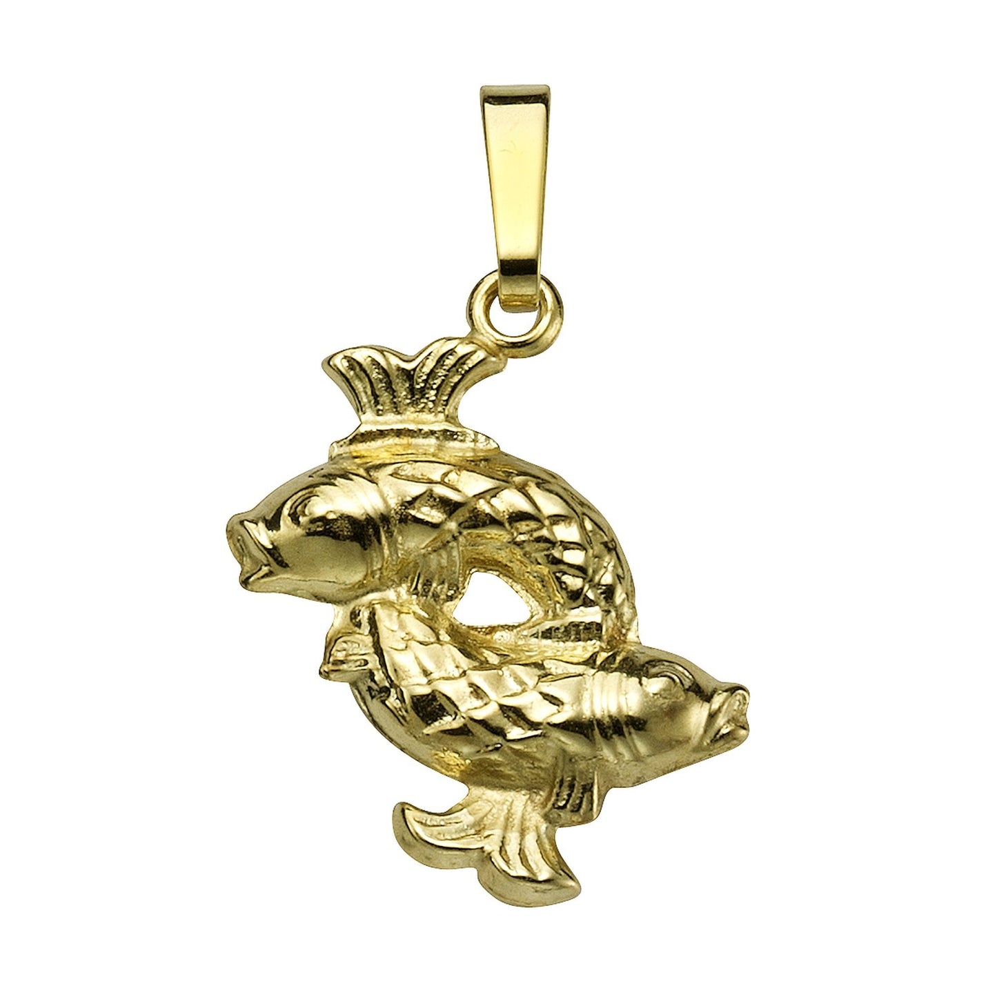 Anhänger Sternzeichen Fische 585/- Gold 1,8cm