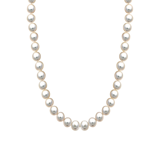 Collier Perlenkette 585/- Gold vergoldet 48,0cm Perle