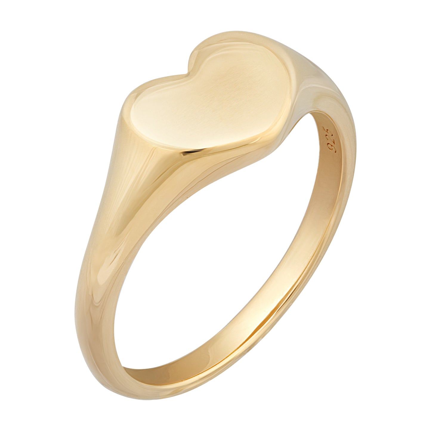 cai Ring 925 925/- Sterling Silber vergoldet ohne Stein