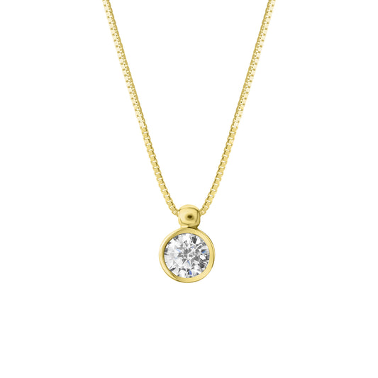 Collier Venezianerkette 375/- Gold 45,0cm Zirkonia