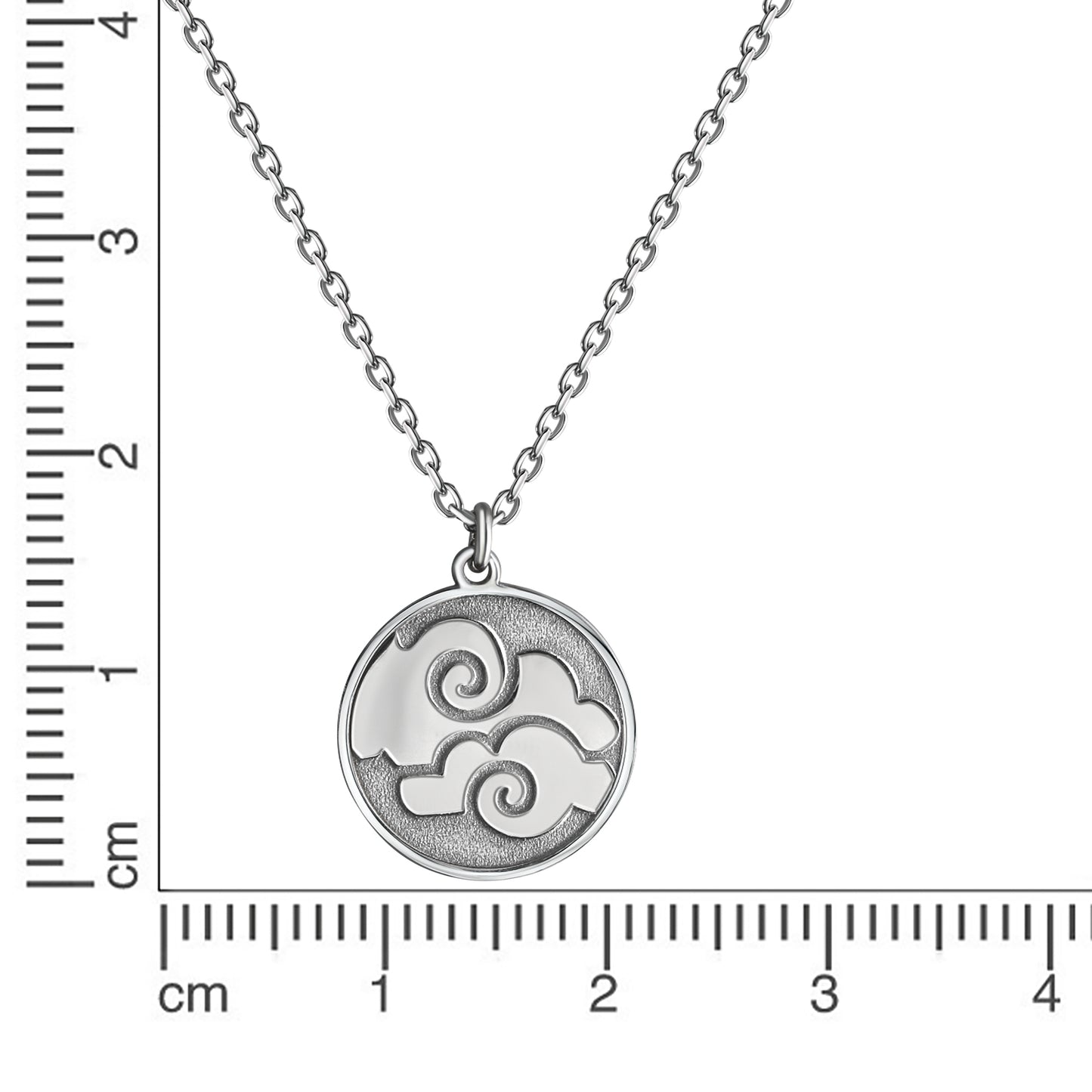 Collier Ankerkette 925/- Sterling Silber rhodiniert 45,0cm