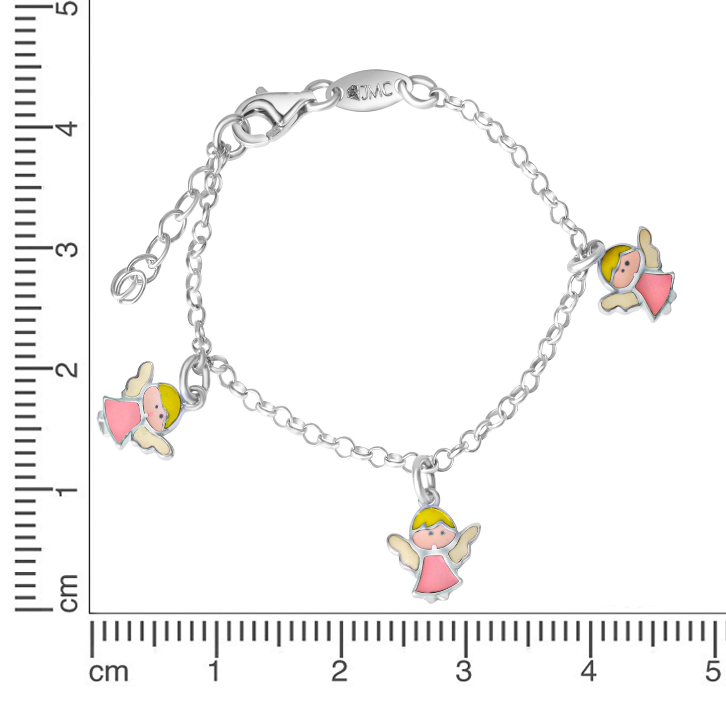 Armband Erbskette 925/- Sterling Silber rhodiniert 14,0cm