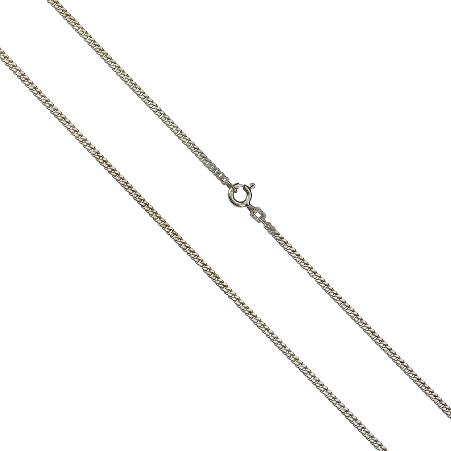 Kette Panzerkette 925/- Sterling Silber rhodiniert 70cm