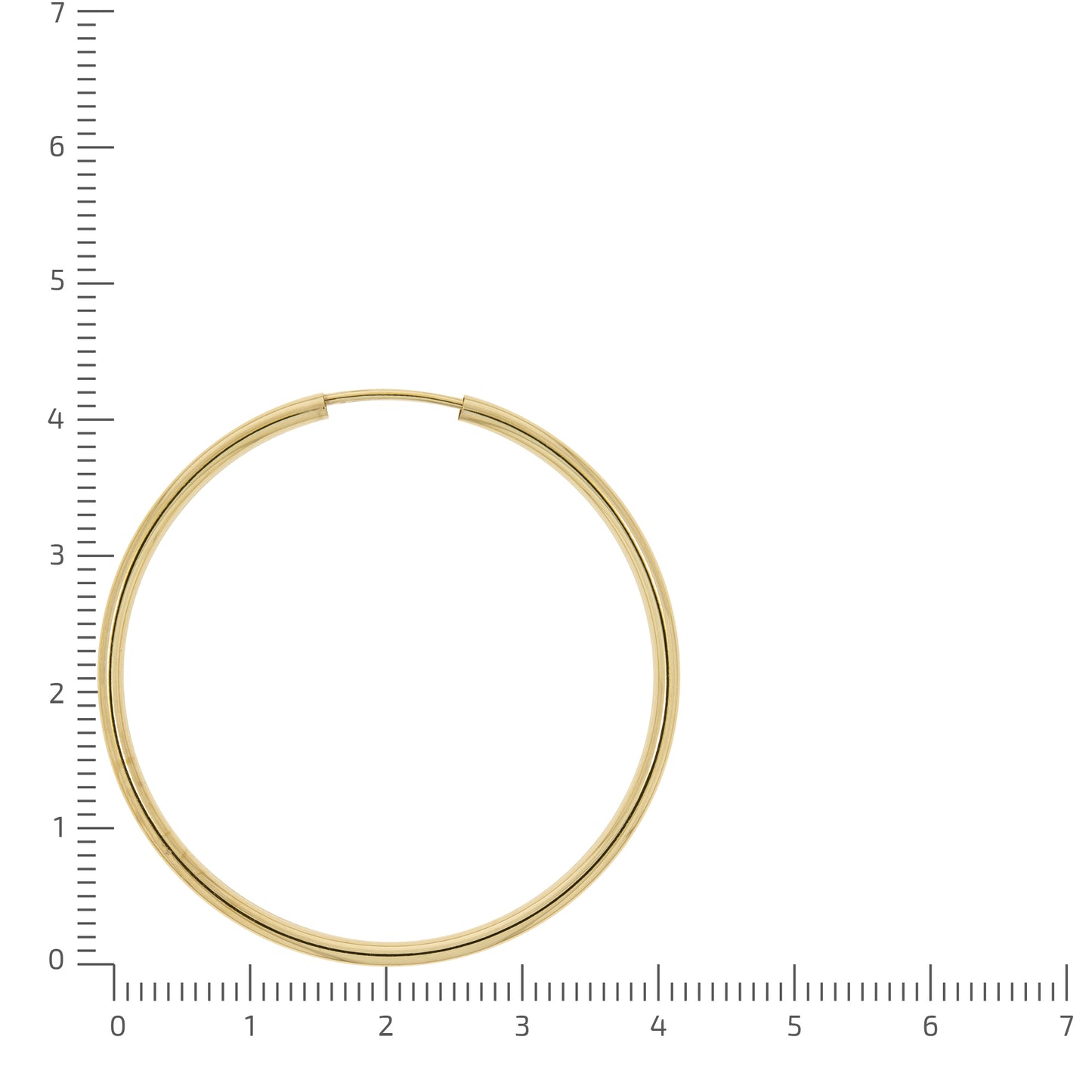 Creolen 333/- Gold 4,0cm