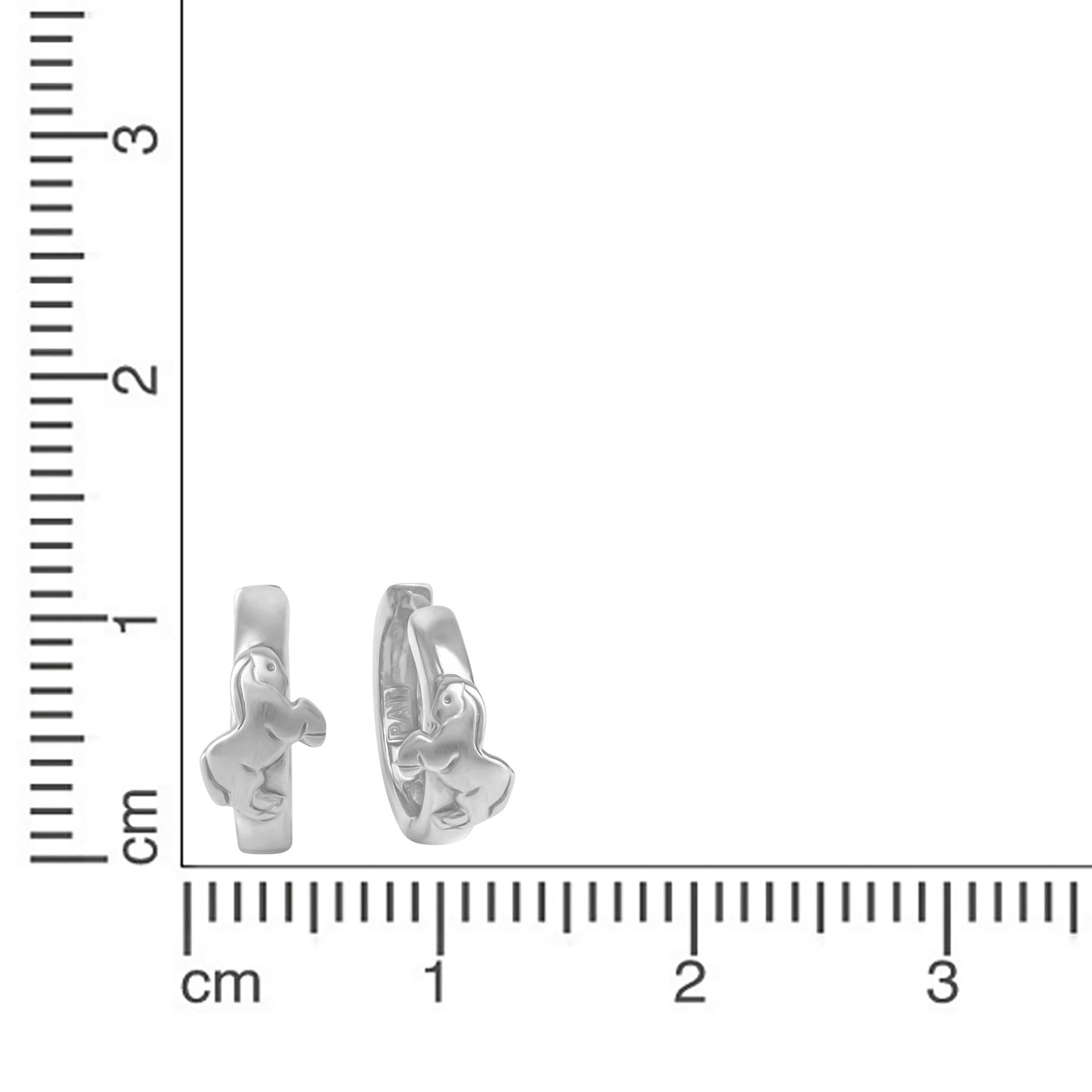 Klappcreolen 925/- Sterling Silber 1,4cm