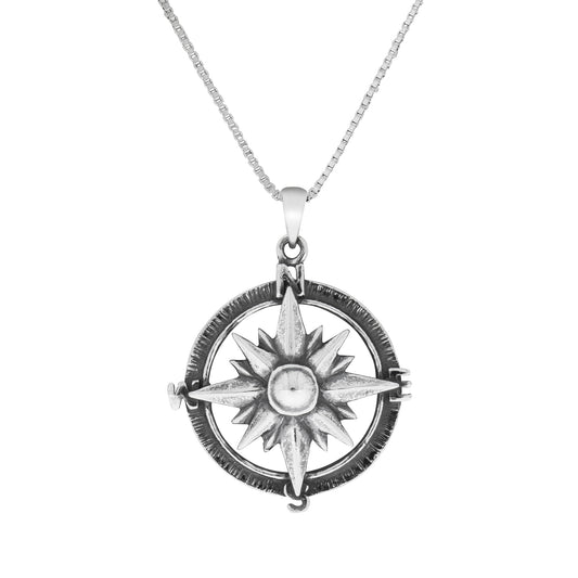 Anhänger mit Kette Venezianerkette 925/- Sterling Silber oxidiert 41cm