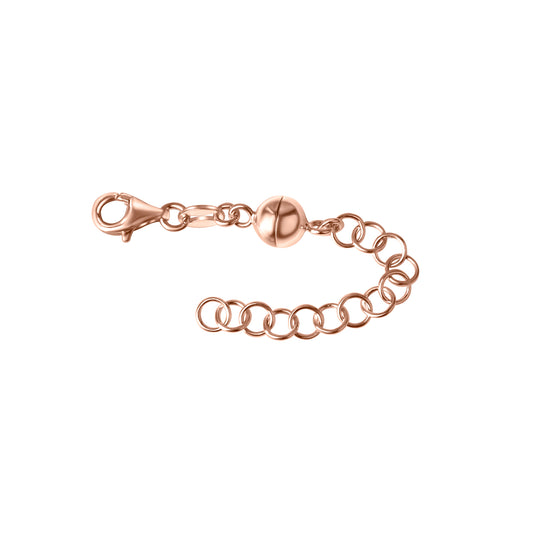 Magnetschließe Ankerkette 925/- Sterling Silber rotvergoldet 7cm