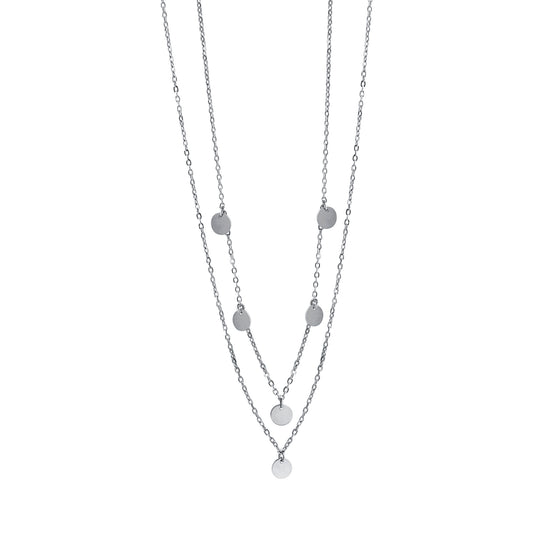 Collier Ankerkette 925/- Sterling Silber rhodiniert 45,0cm