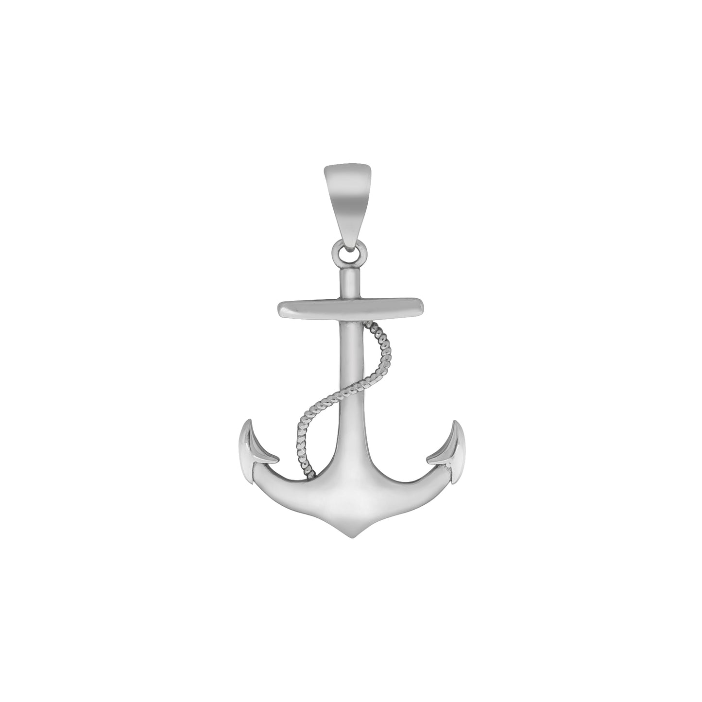 Anhänger Motiv Anker 925/- Sterling Silber rhodiniert 3,0cm