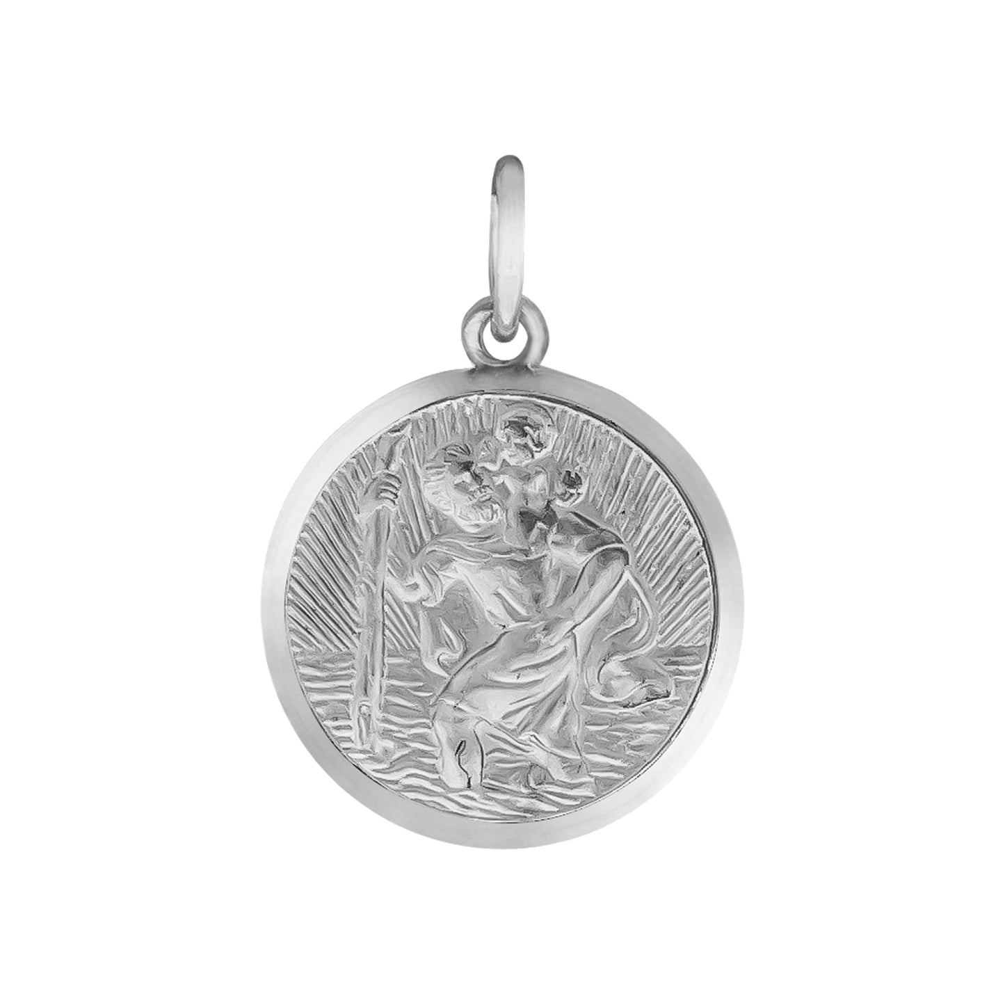 Anhänger 925/- Sterling Silber rhodiniert 2,0cm