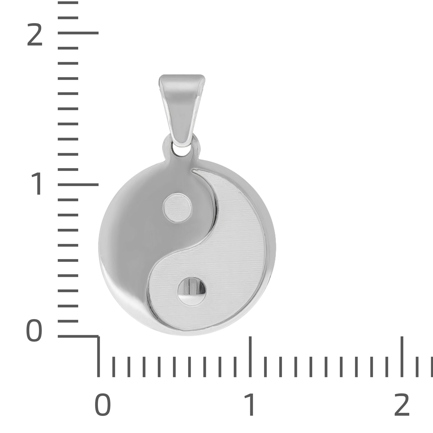 Anhänger 925/- Sterling Silber rhodiniert 1,8cm