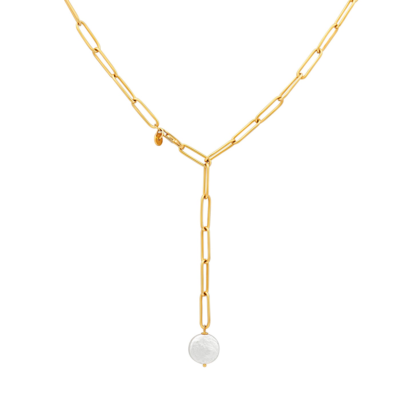 cai Halskette Ankerkette 925/- Sterling Silber vergoldet 47cm