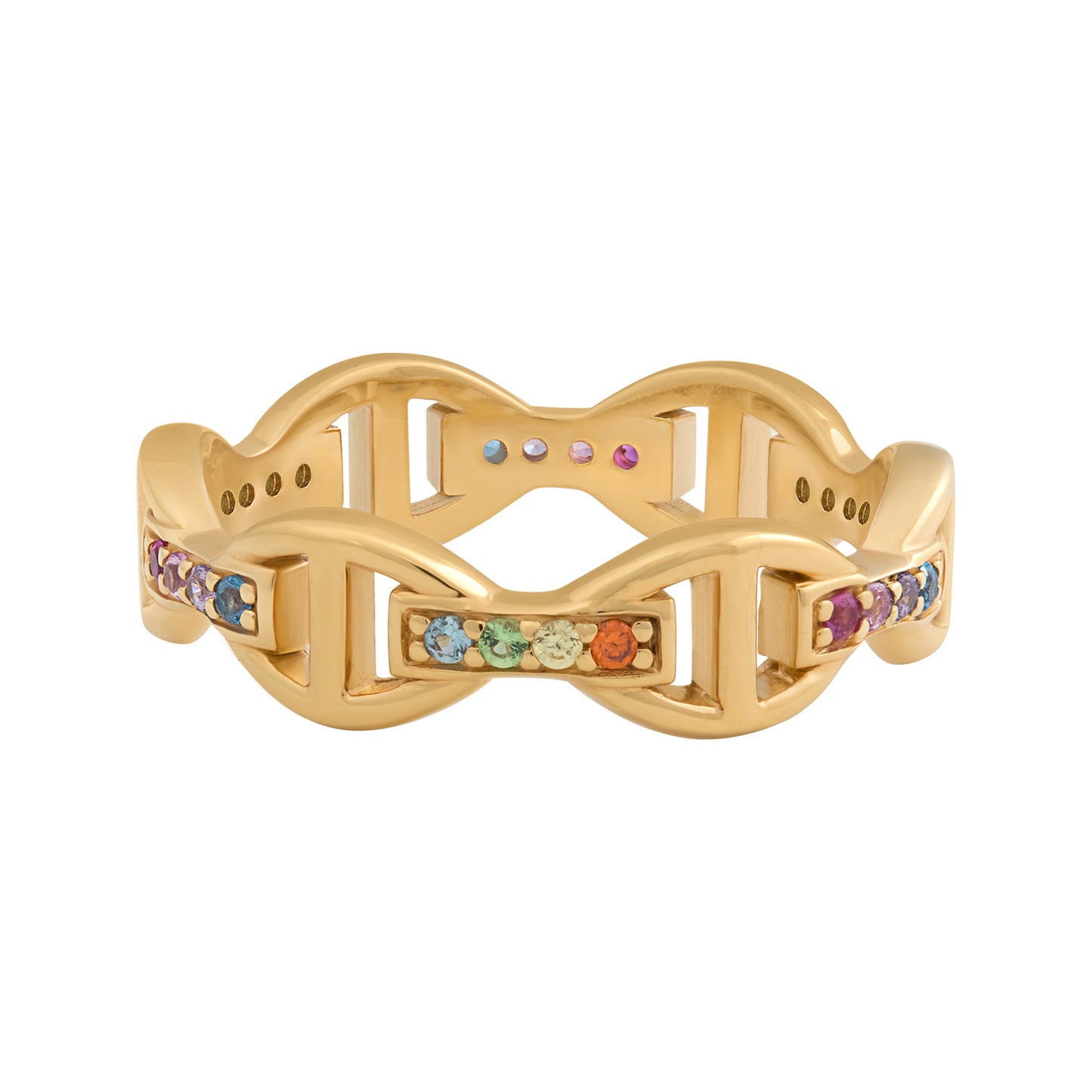 cai Ring 925/- Sterling Silber vergoldet Amethyst