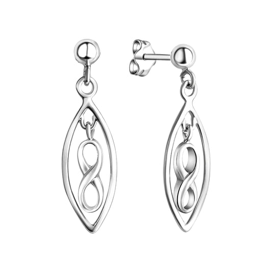 Ohrhänger 925/- Sterling Silber rhodiniert 2,7cm