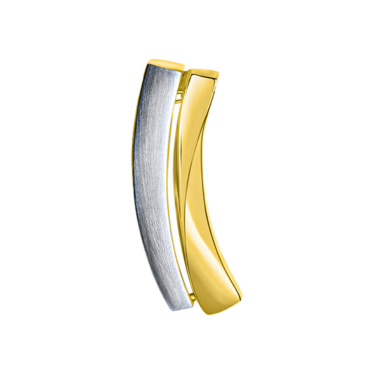 Anhänger 585/- Gold rhodiniert (teil) 2,1cm