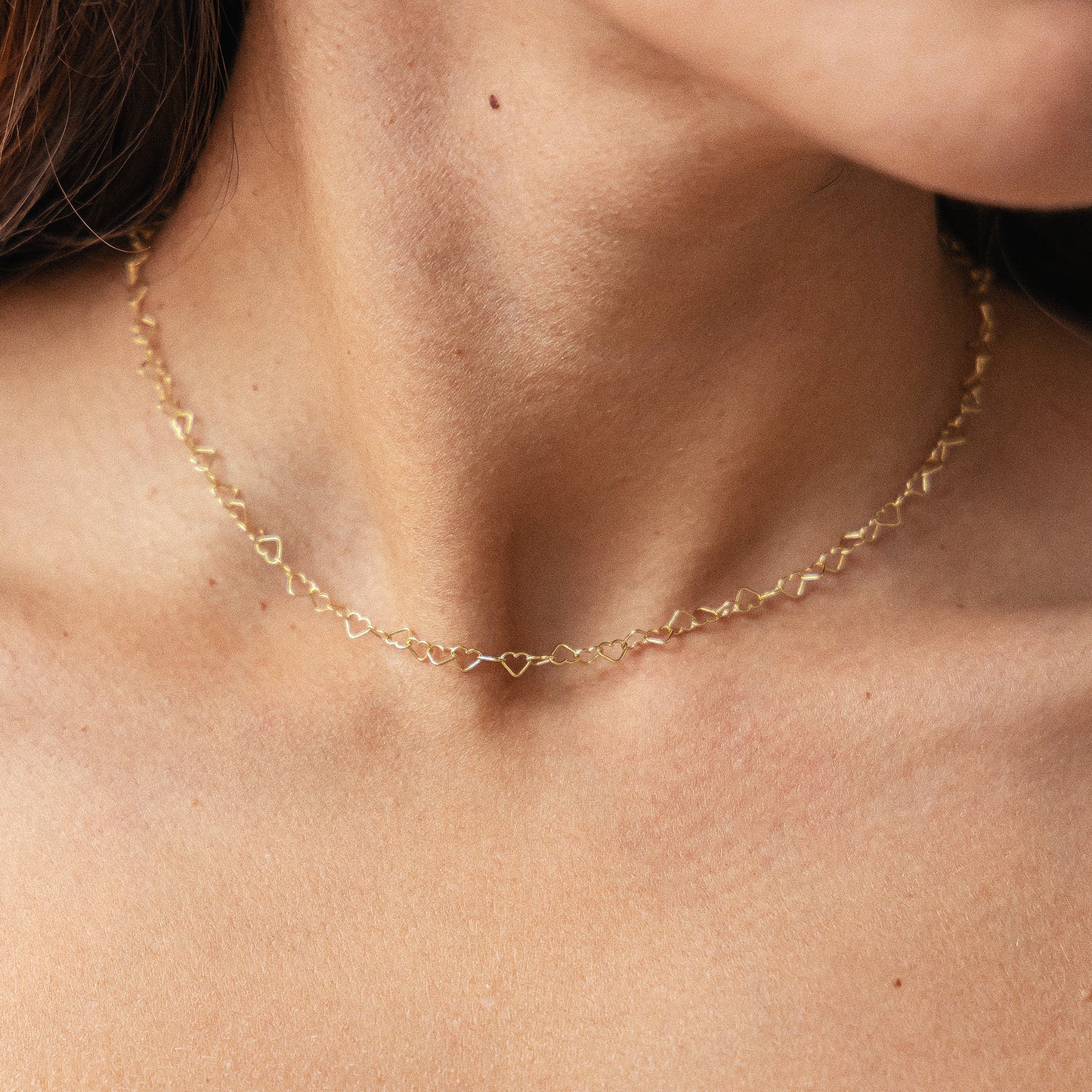 cai Collier Ankerkette 925/- Sterling Silber vergoldet 35cm