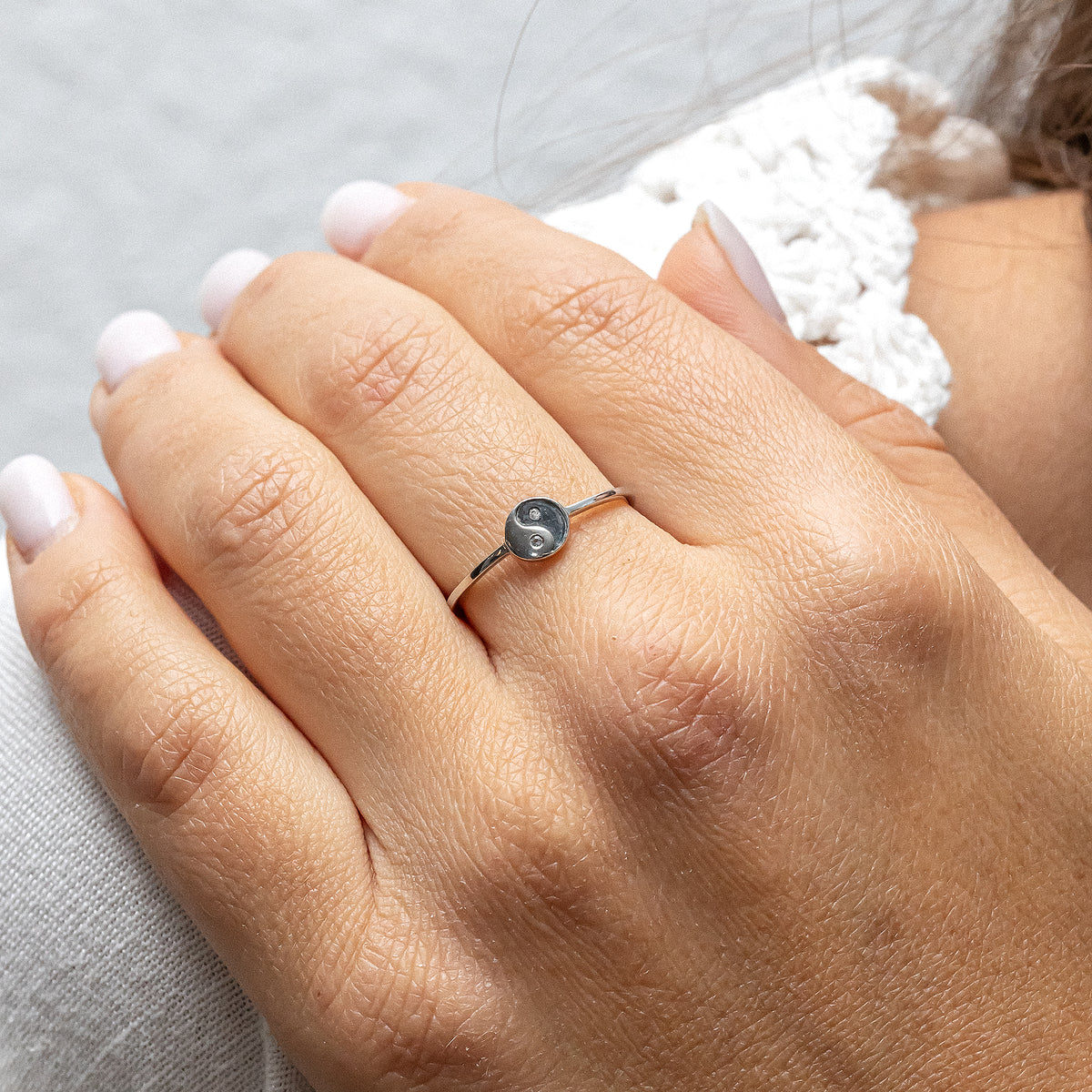 cai love Ring 925/- Sterling Silber rhodiniert Zirkonia
