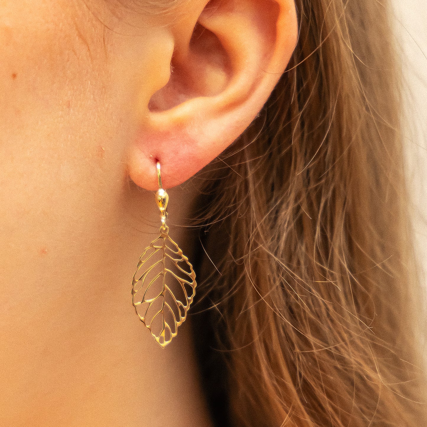 Ohrhänger 333/- Gold 4,2cm ohne