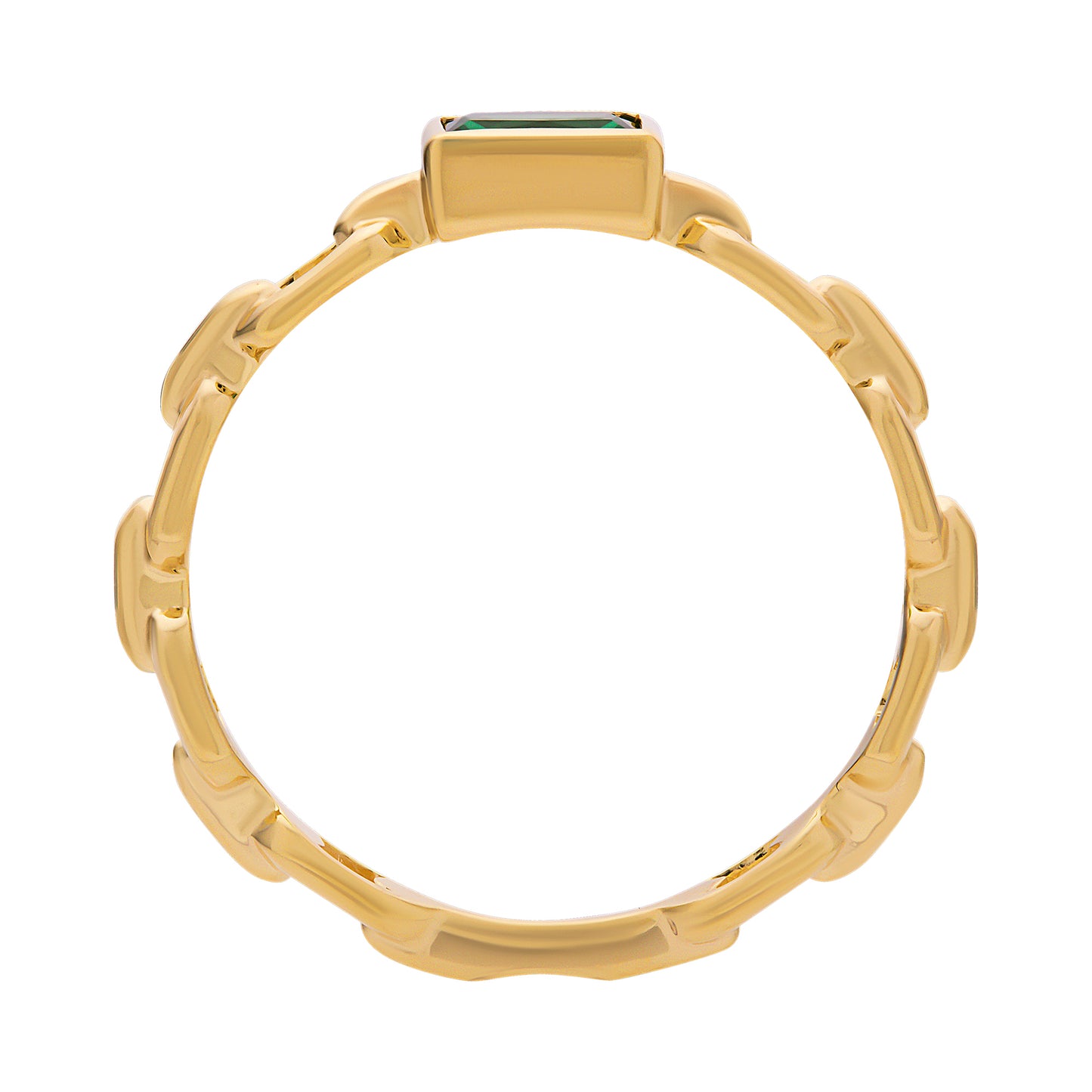 cai Ring 925/- Sterling Silber vergoldet Hämatit