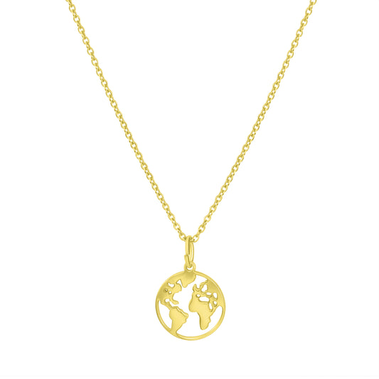 Anhänger mit Kette Ankerkette 925/- Sterling Silber vergoldet 45,0cm