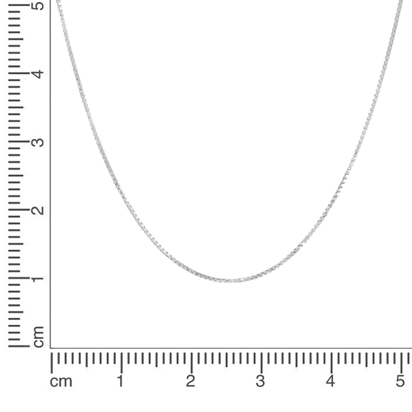 Kette Venezianerkette 333/- Gold rhodiniert 40cm