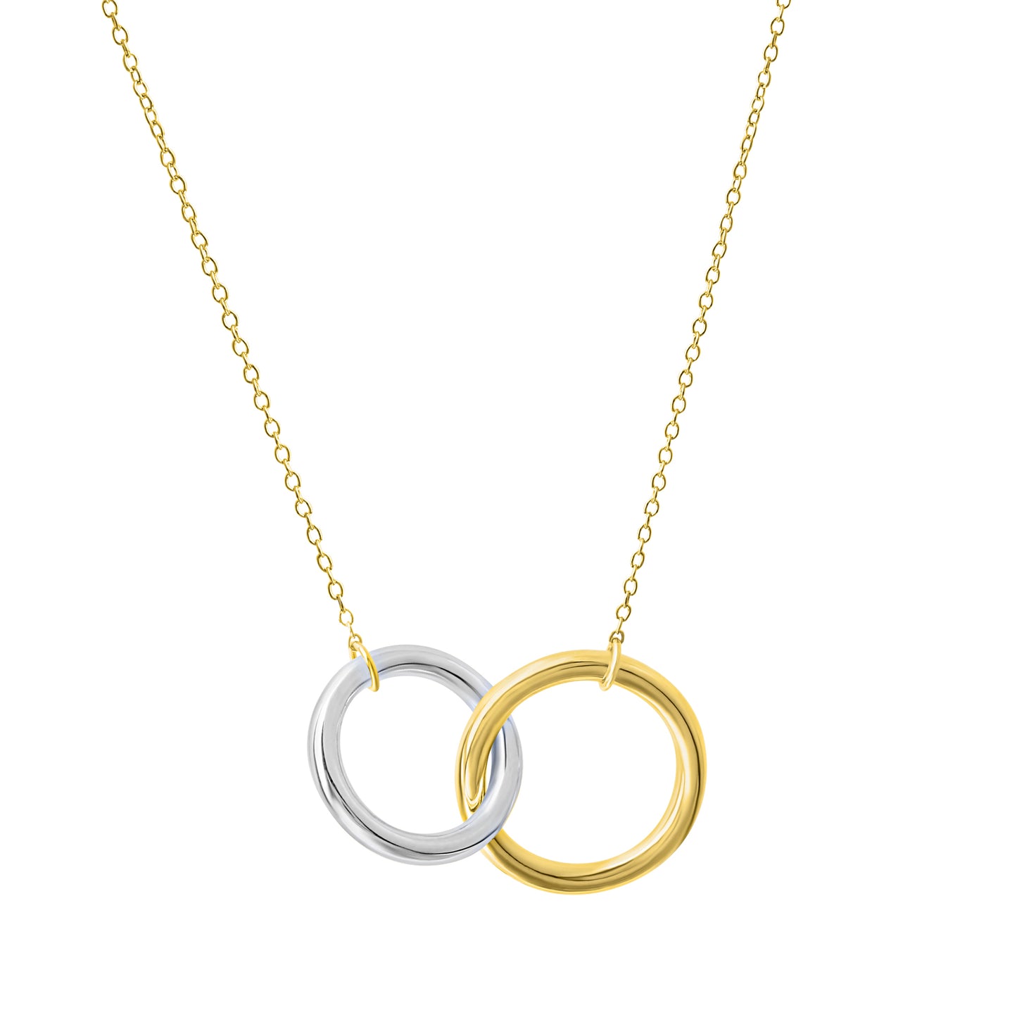 Halskette Ankerkette 925/- Sterling Silber vergoldet (teil) 45,0cm