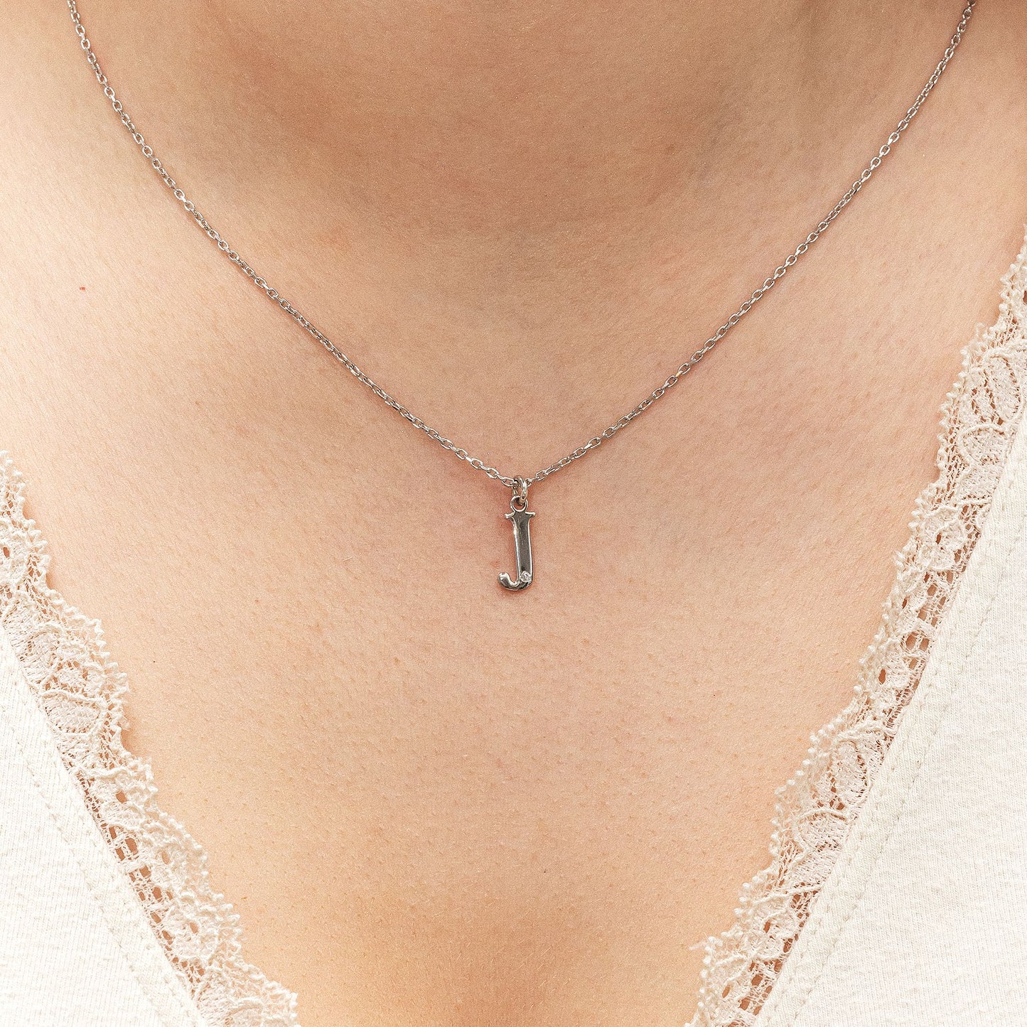 Halskette Flachpanzerkette 925/- Sterling Silber rhodiniert 48,0cm Diamant 0,008ct.