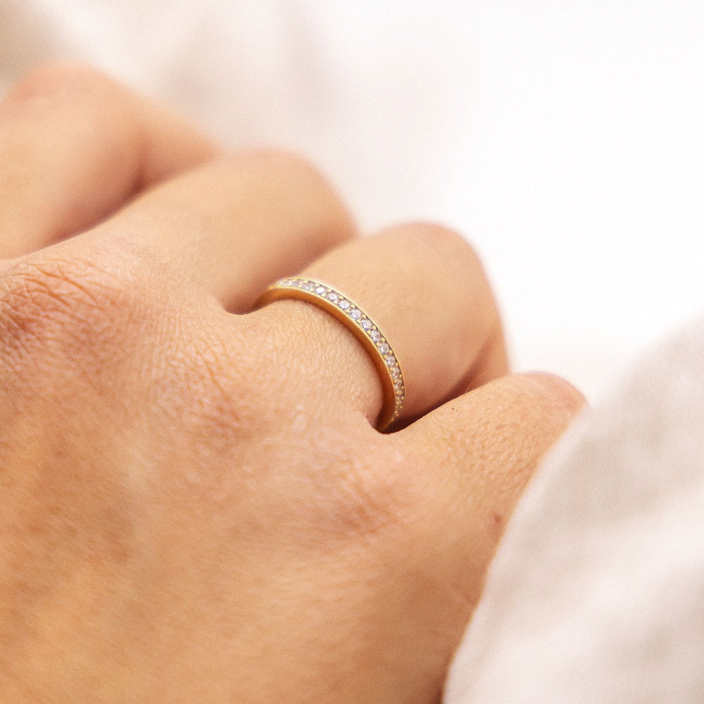 Ring 375/- Gold Zirkonia