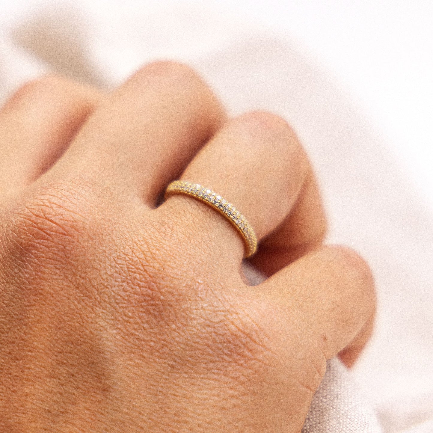 Ring 375/- Gold Zirkonia