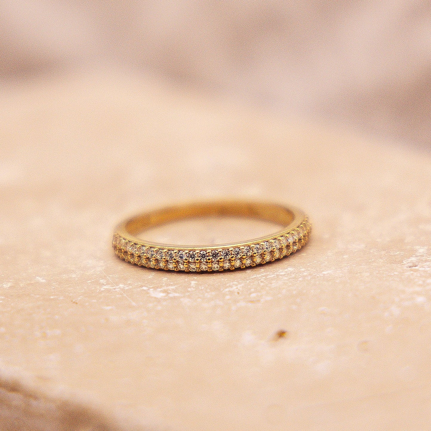 Ring 375/- Gold Zirkonia