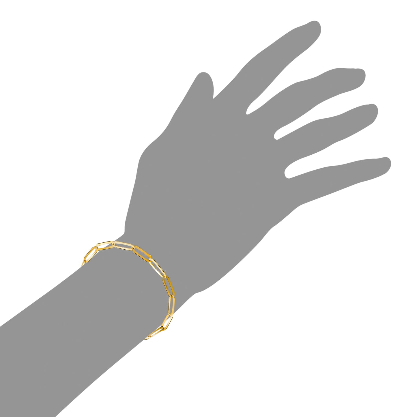 Armband Ankerkette 375/- Gold 19cm