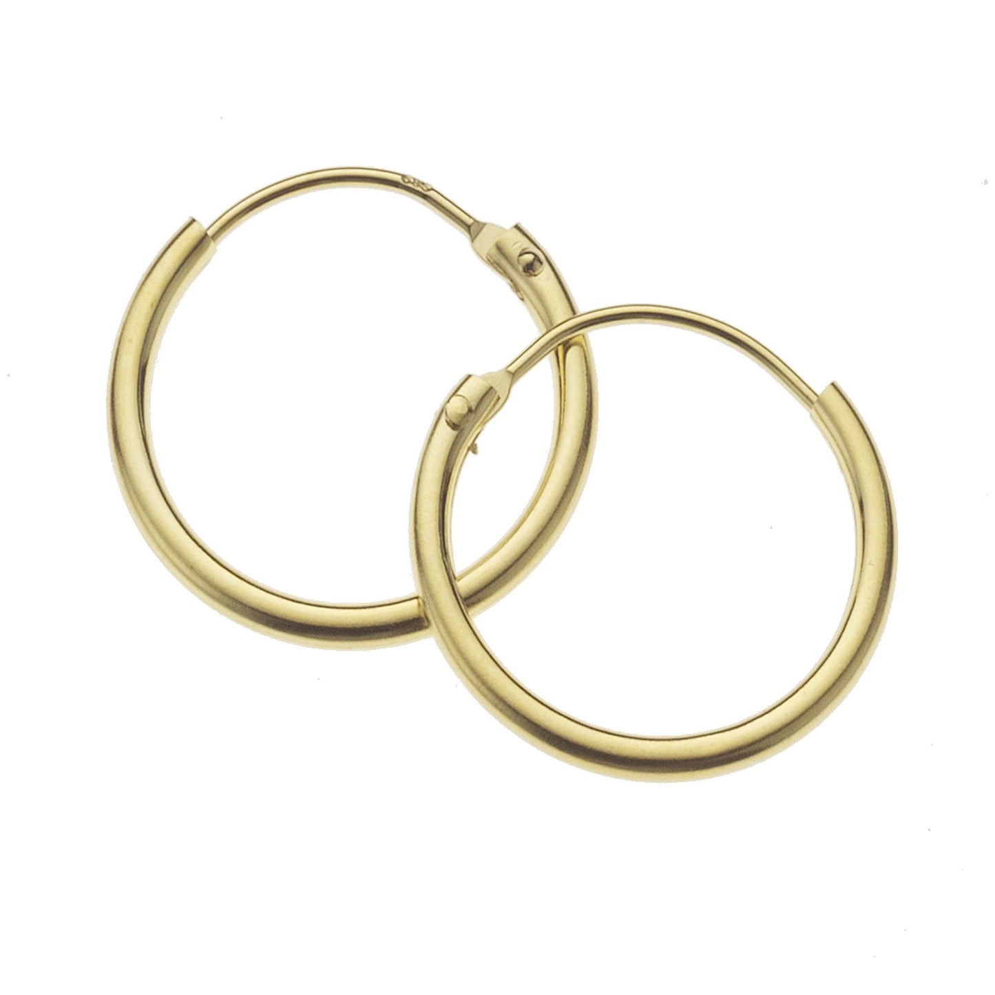 Ohrringe 585/- Gold 1,3cm ohne