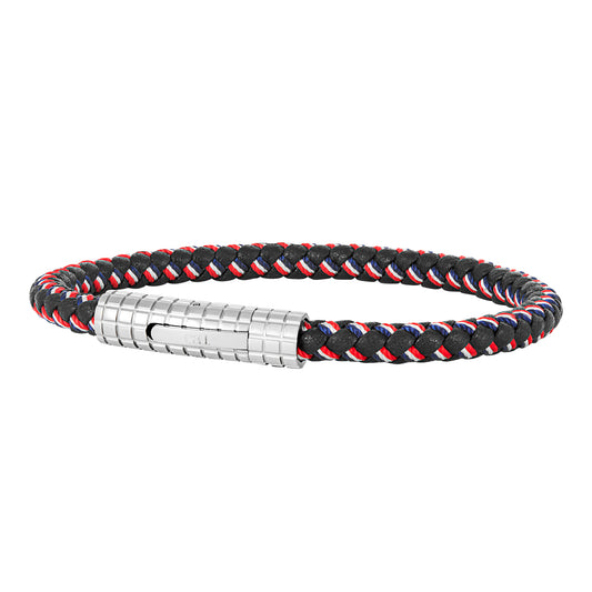 cai Armband Lederband Edelstahl 21cm ohne Stein