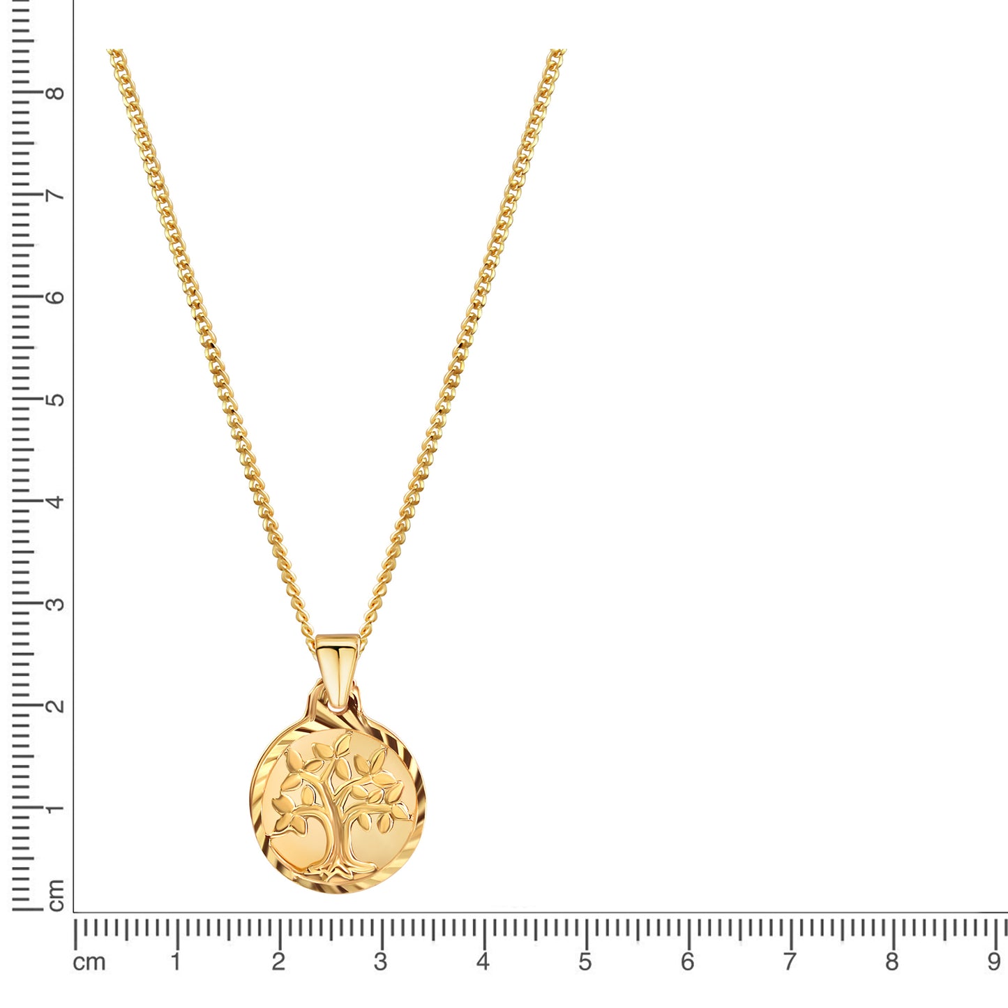 Halskette Panzerkette 333/- Gold 45,0cm ohne