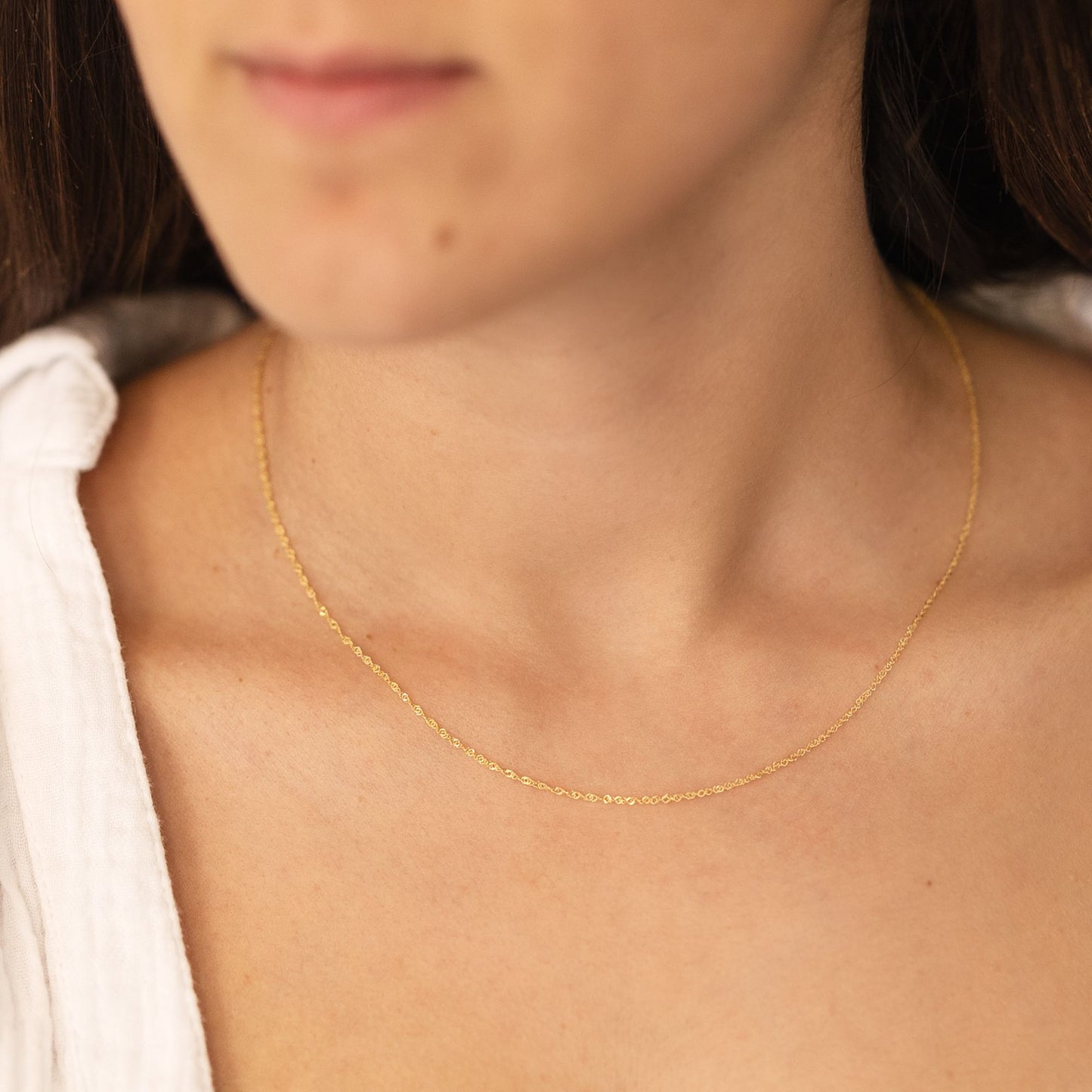 Halskette Singapurkette 333/- Gold 42cm