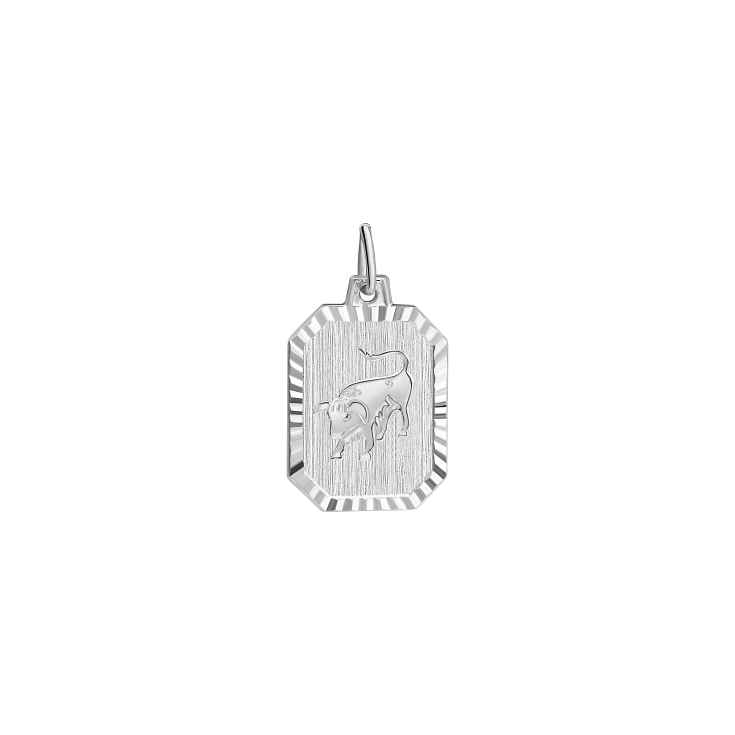 Anhänger Sternzeichen Stier 925/- Sterling Silber rhodiniert 2,2cm
