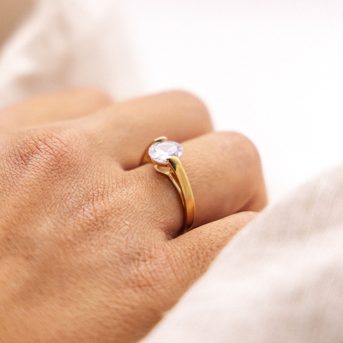 Ring 333/- Gold Zirkonia