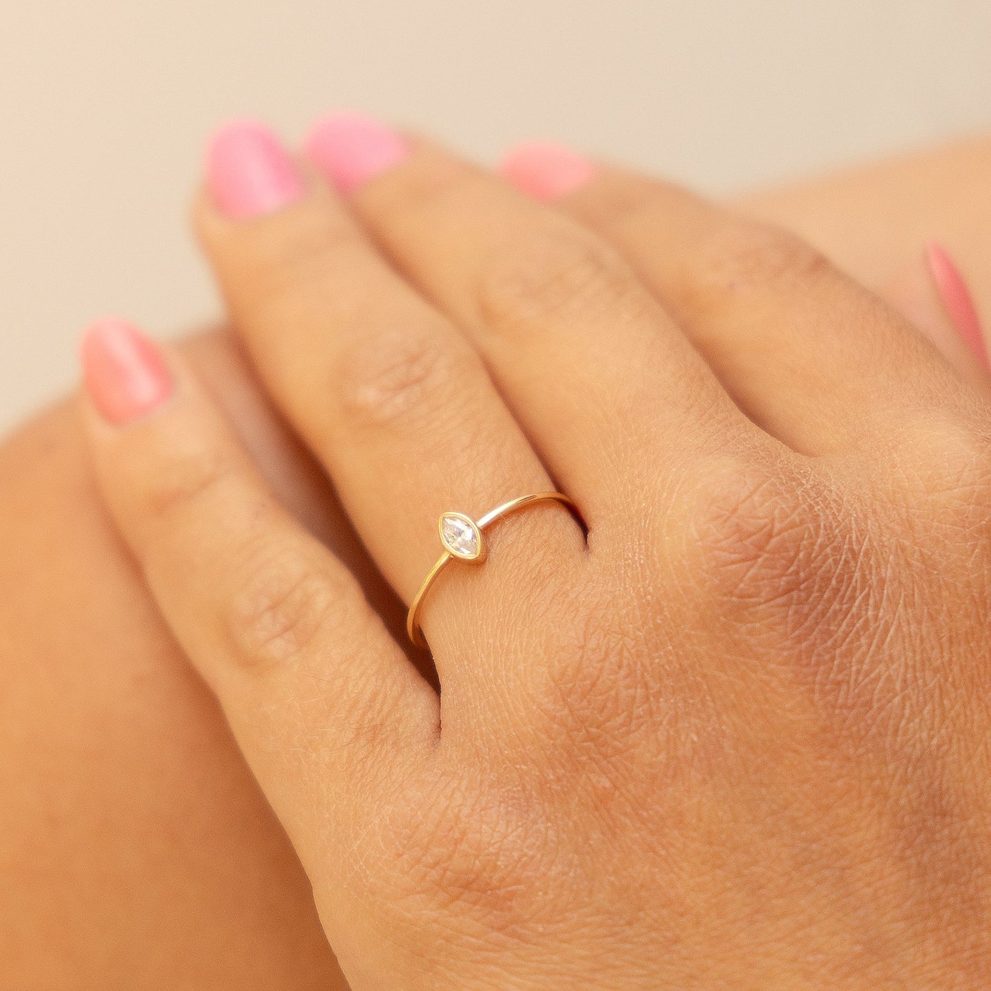 Ring 375/- Gold Zirkonia